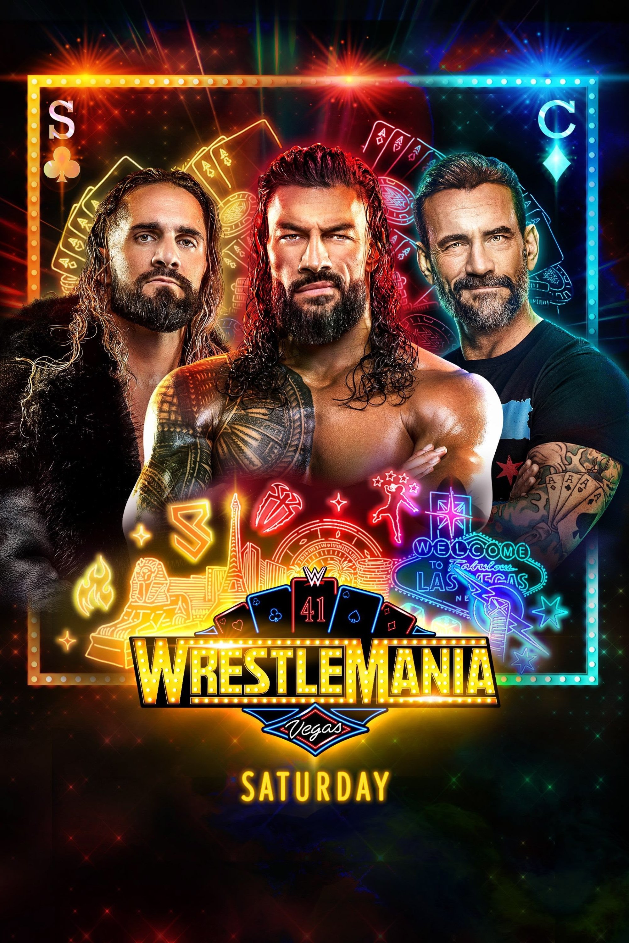 Постер WWE WrestleMania 41: Saturday
